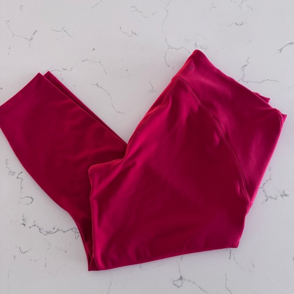 lululemon athletica Pants - lululemon athletica red Leggings